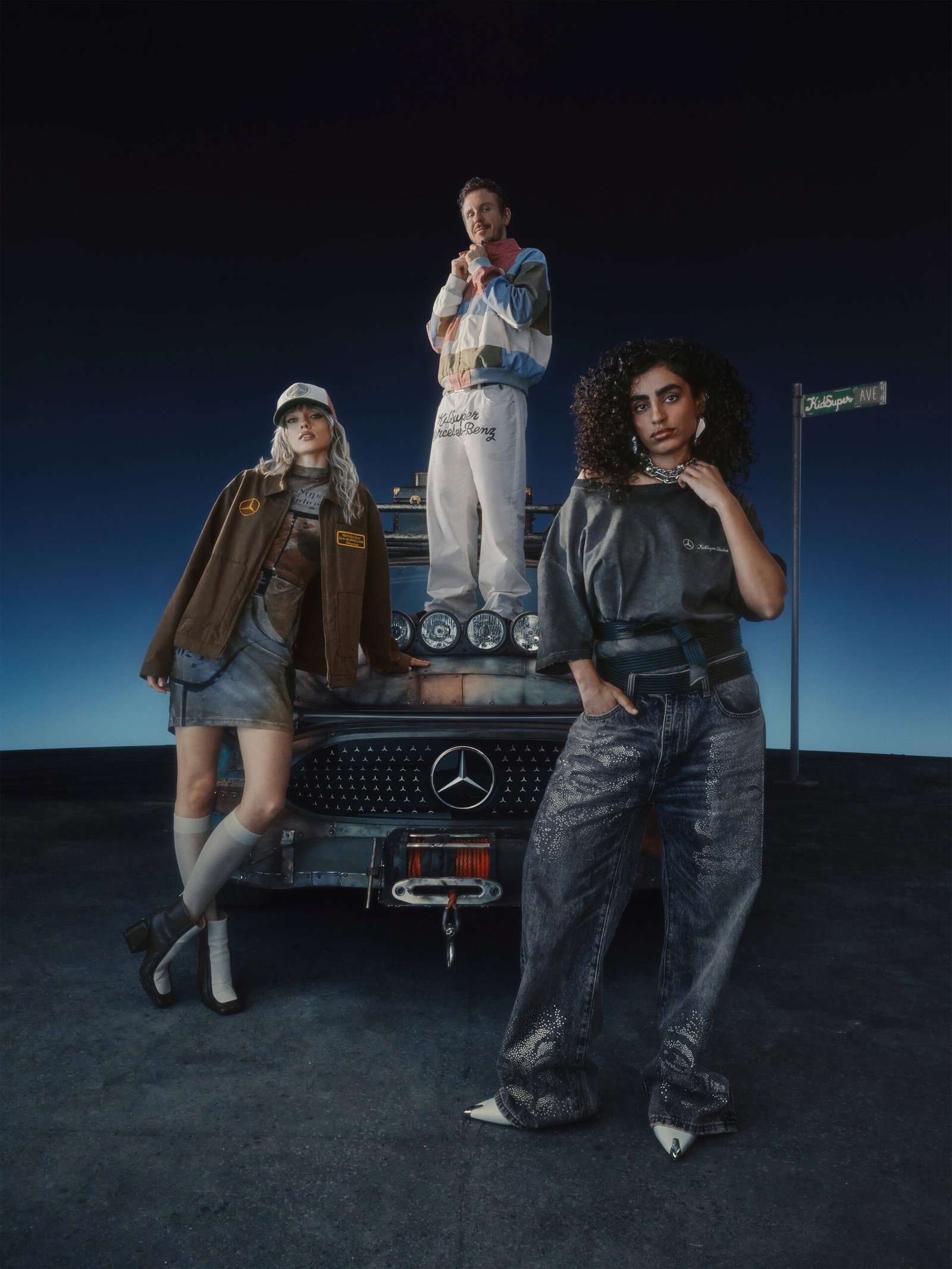 KidSuper x Mercedes-Benz collab for Class of Creators project