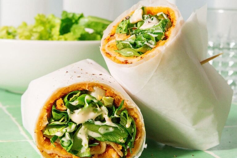 Easy vegan salad wrap recipe