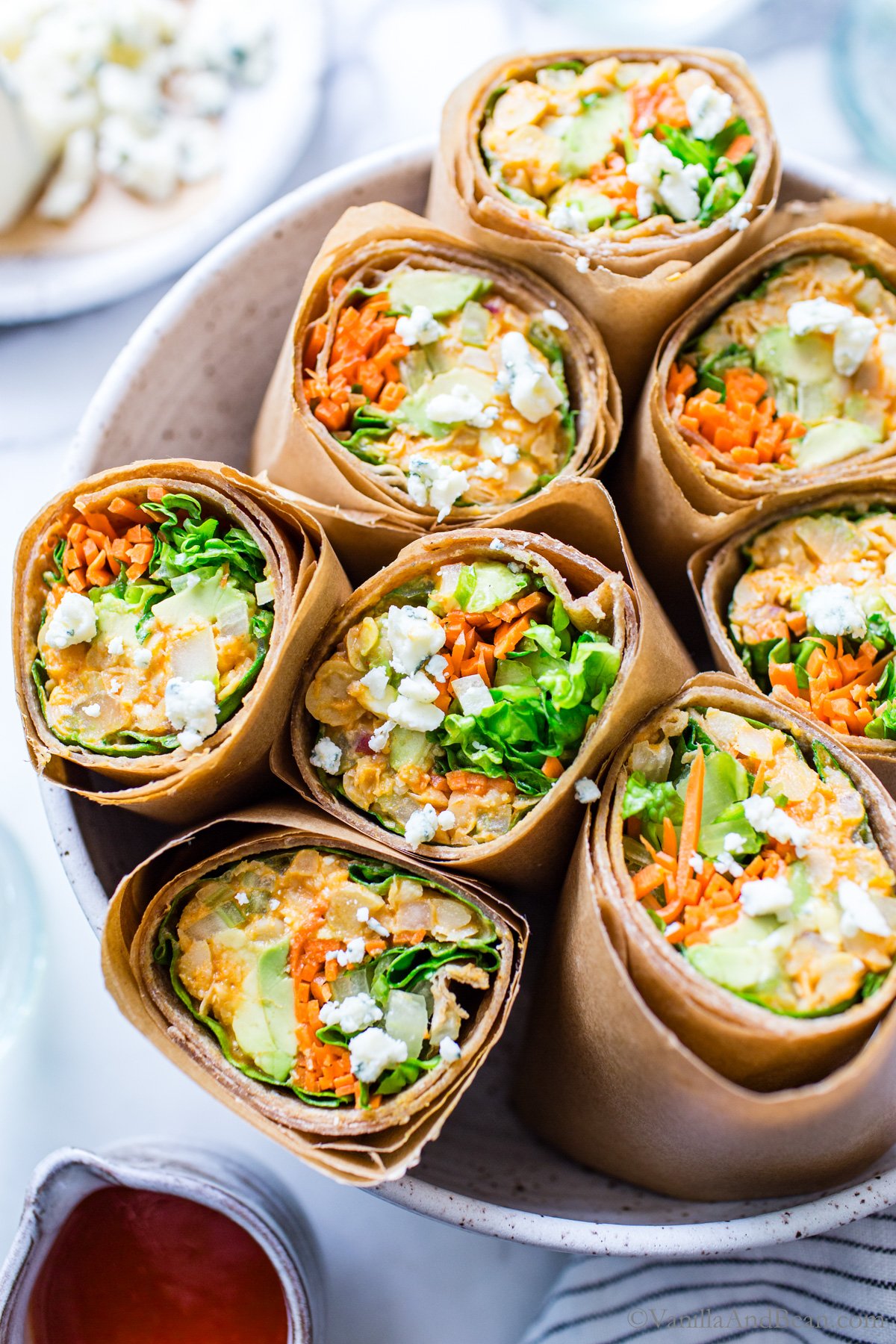 Easy vegan salad wrap recipe