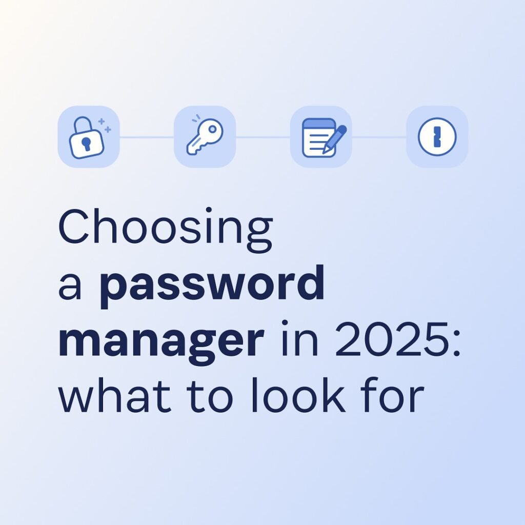 Easy and secure password manager